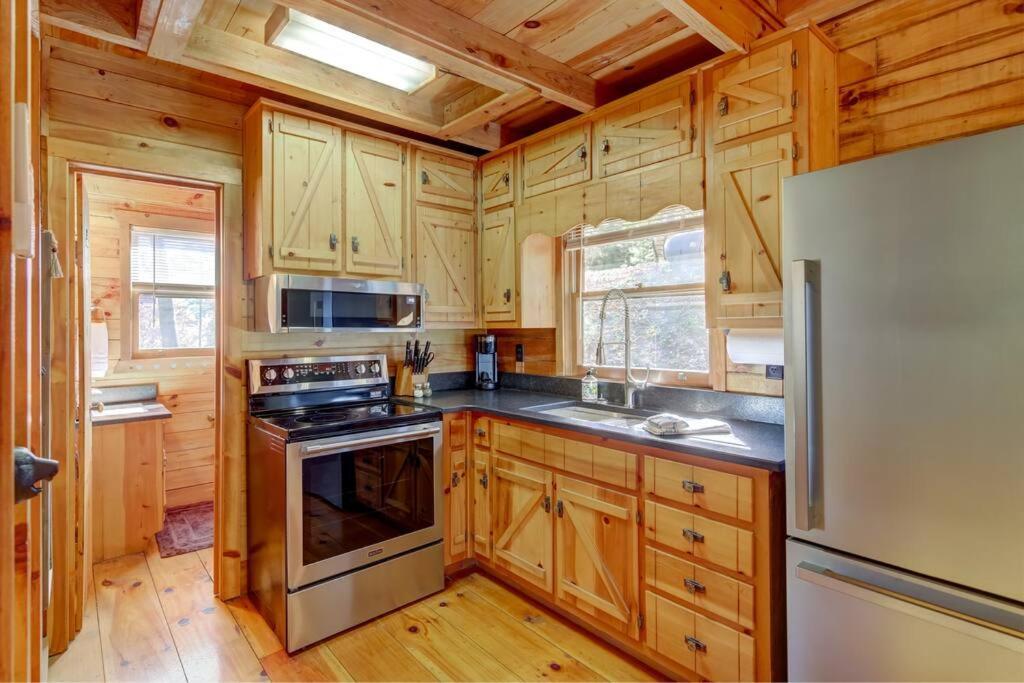 Log Cabin With Mountain View And Privacy Блу-Ридж Экстерьер фото